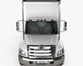Hino 258 Box Truck 2017 Modello 3D vista frontale