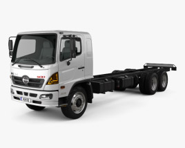 3D model of Hino 500 FC LWB Chassis Truck 2020