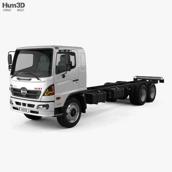 Hino 500 FC LWB Chassis Truck 2020 3D model