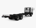Hino 500 FC LWB Chassis Truck 2020 3d model back view