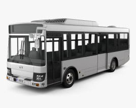 Hino Rainbow bus 2016 3D model
