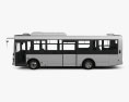 Hino Rainbow 公共汽车 2016 3D模型 侧视图