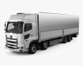 Hino 700 Profia Camion Caisse 4 essieux 2020 Modèle 3d
