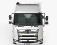 Hino 700 Profia Box Truck 4 assi 2020 Modello 3D vista frontale