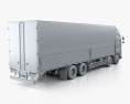 Hino 700 Profia 箱式卡车 4轴 2020 3D模型