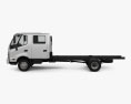 Hino 300 Crew Cab Вантажівка шасі 2019 3D модель side view