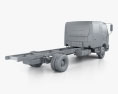 Hino 300 Crew Cab Вантажівка шасі 2019 3D модель