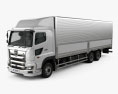 Hino 700 Profia 箱式卡车 3轴 2020 3D模型