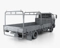 Hino 300 Flatbed Truck 2023 Modello 3D