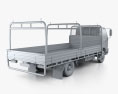 Hino 300 フラットベッドトラック 2023 3Dモデル