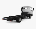 Hino Dutro Standard Cab Chassis with HQ interior 2010 3d model back view