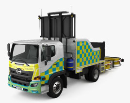 Hino FG Road Service Truck 2024 3D模型