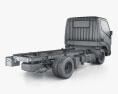 Hino Dutro Einzelkabine Fahrgestell LKW 2024 3D-Modell