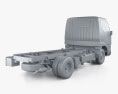 Hino Dutro Single Cab 섀시 트럭 2024 3D 모델 