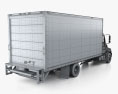 Hino 185 箱式卡车 带内饰 和发动机 2006 3D模型