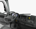 Hino 185 Box Truck with HQ interior and engine 2006 3d model dashboard