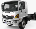 Hino 500 FC LWB 섀시 트럭 인테리어 가 있는 2016 3D 모델 