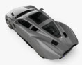 Hispano-Suiza Carmen 2021 3d model top view