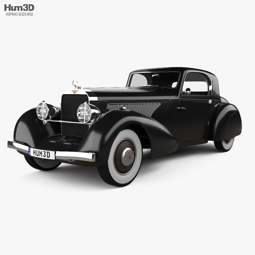 Hispano Suiza K6 1940 3D model