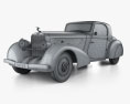 Hispano Suiza K6 1940 3D模型 wire render