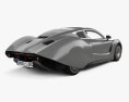 Hispano-Suiza Carmen mit Innenraum 2019 3D-Modell Rückansicht