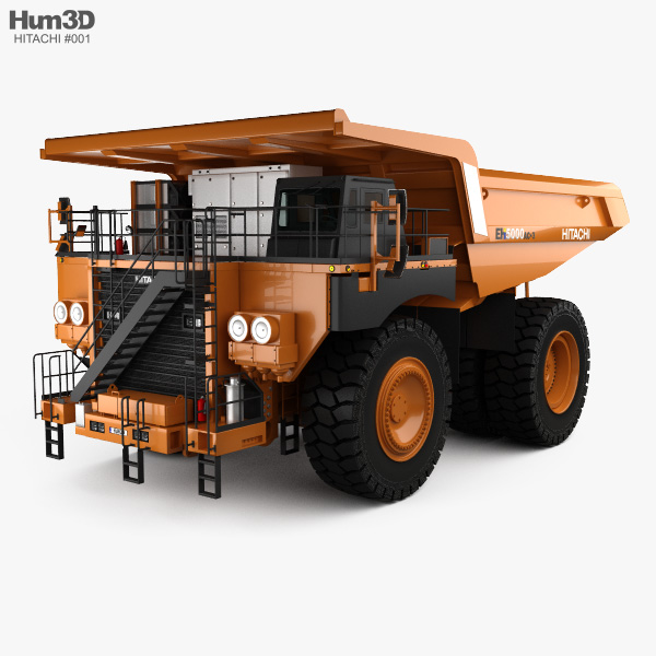 Hitachi EH5000AC-3 Dump Truck 2017 3D model