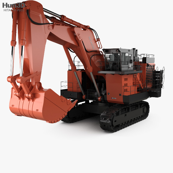 Hitachi EX3600 Excavator 2018 3D model