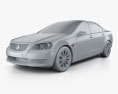 Holden Commodore VE セダン 2014 3Dモデル clay render