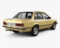 Holden Commodore 1980 3d model back view