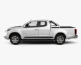 Holden Colorado LTZ Space Cab 2015 3Dモデル side view