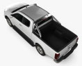 Holden Colorado LTZ Space Cab 2015 3D-Modell Draufsicht