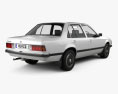Holden Commodore 1981 3d model back view