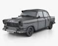 Holden Special 1958 3D模型 wire render