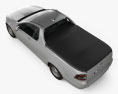Holden Commodore Evoke ute 2016 3D模型 顶视图
