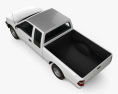 Holden Rodeo Space Cab 2003 3D模型 顶视图