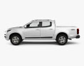 Holden Colorado LS Crew Cab 2015 3D 모델  side view
