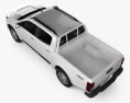 Holden Colorado LS Crew Cab 2015 3D模型 顶视图