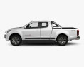 Holden Colorado Space Cab LTZ 2019 3D-Modell Seitenansicht