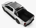 Holden Colorado Space Cab LTZ 2019 3D модель top view