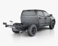 Holden Colorado LS Crew Cab Chassis 2019 Modelo 3D