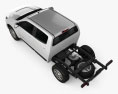 Holden Colorado LS Crew Cab Chassis 2019 Modello 3D vista dall'alto