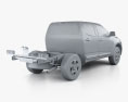 Holden Colorado LS Crew Cab Chassis 2019 Modelo 3d