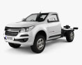 Holden Colorado LS Single Cab Chassis 2019 3d model