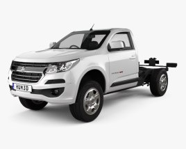 Holden Colorado LS Single Cab Chassis 2019 3d model