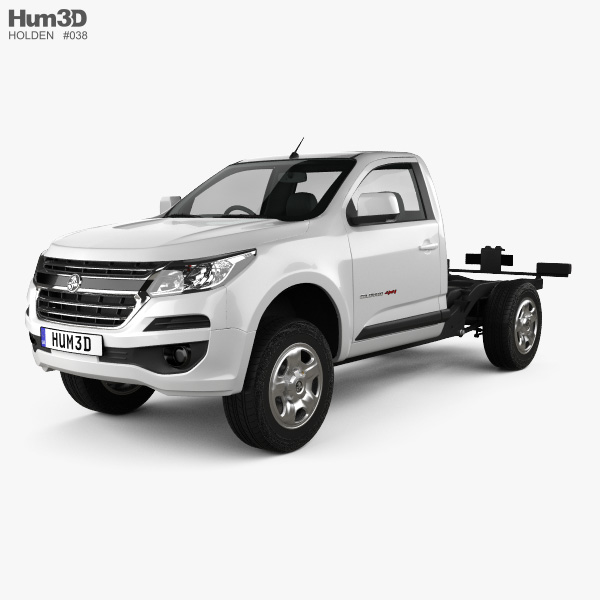 Holden Colorado LS Single Cab Chassis 2019 3D model