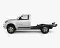 Holden Colorado LS Single Cab Chassis 2019 3d model side view