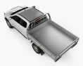Holden Colorado LS Space Cab Alloy Tray 2019 3d model top view