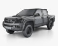 Holden Colorado LX Crew Cab 2012 3D-Modell wire render