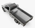 Holden Colorado LX Single Cab Alloy Tray 2012 3d model top view