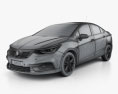 Holden Astra LTZ 2018 3D-Modell wire render